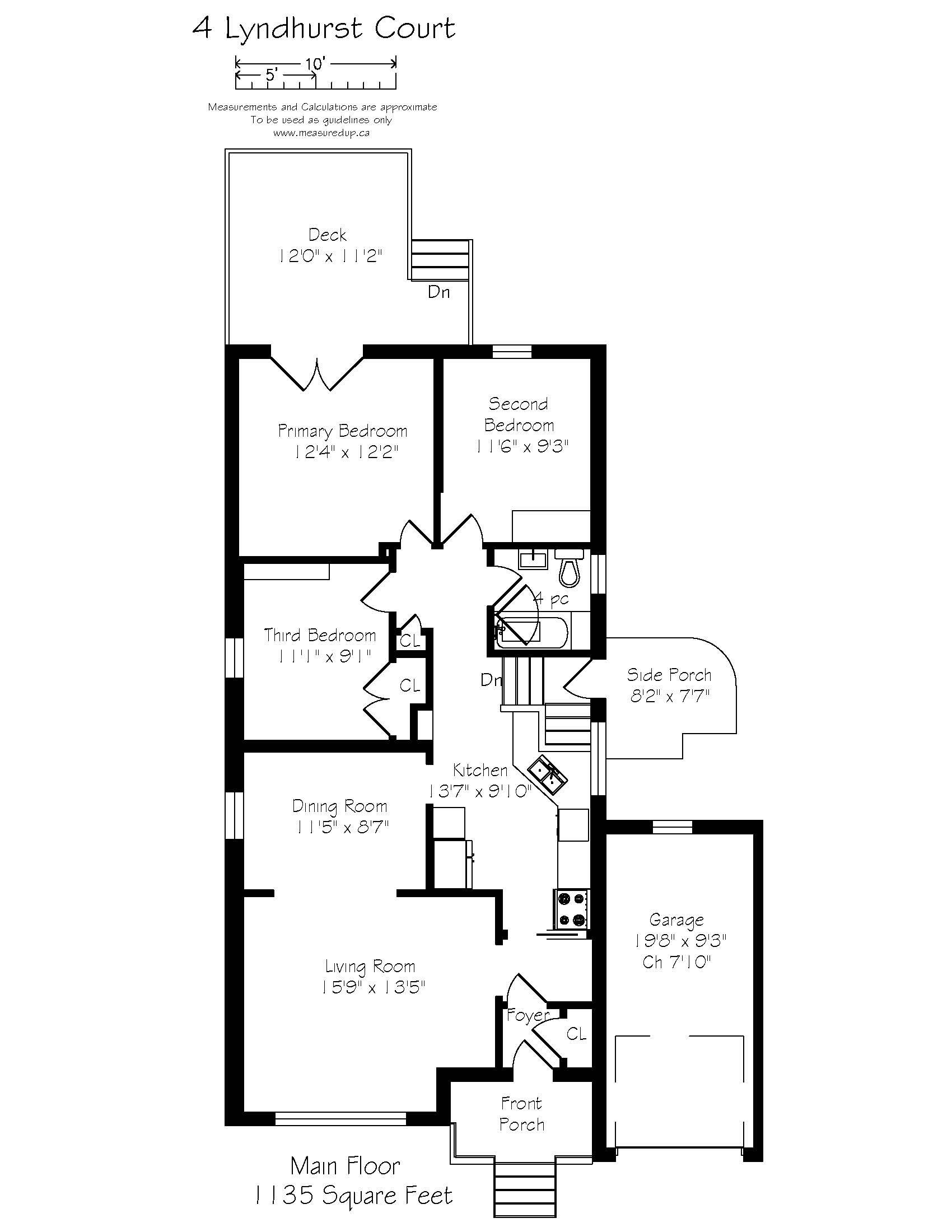Main floor plan