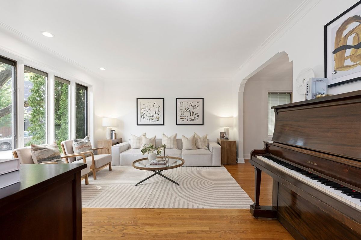 The living room